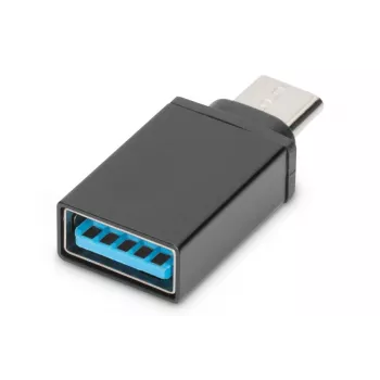 DIGITUS USB Type-C adapteris, Type C į A Super-Speed, juodas