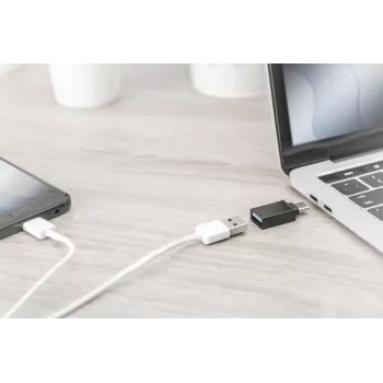DIGITUS USB Type-C adapteris, Type C į A Super-Speed, juodas