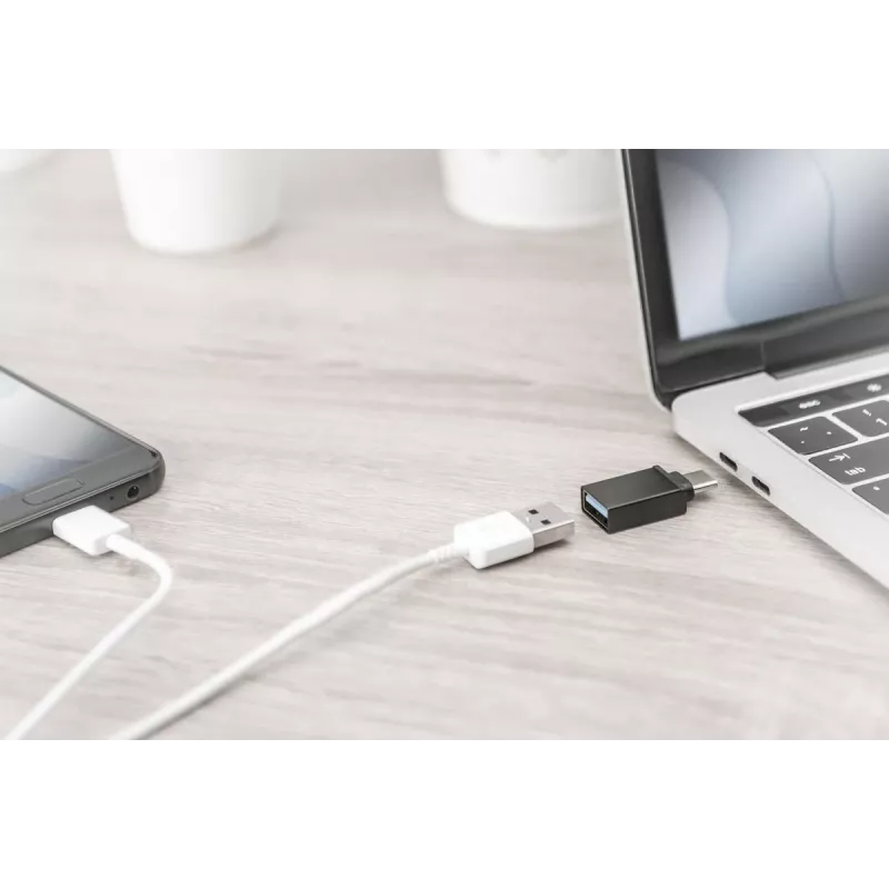 DIGITUS USB Type-C adapteris, Type C į A Super-Speed, juodas