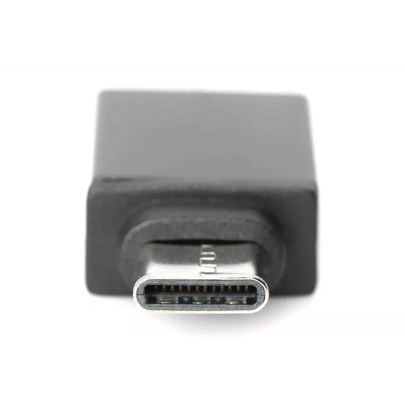 DIGITUS USB Type-C adapteris, Type C į A Super-Speed, juodas