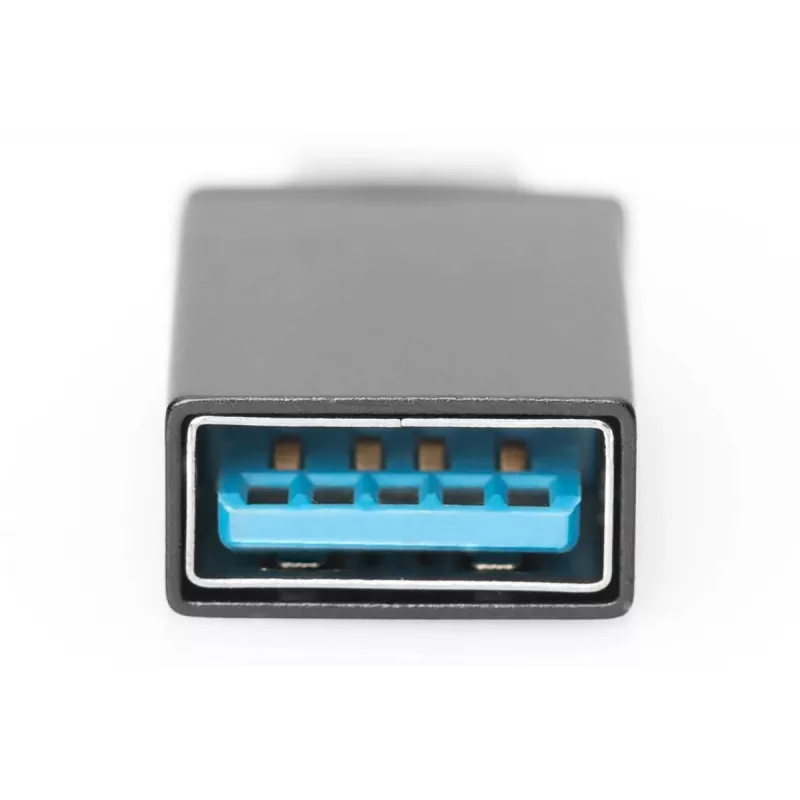 DIGITUS USB Type-C adapteris, Type C į A Super-Speed, juodas
