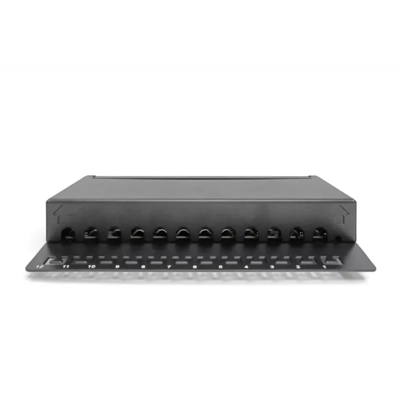Patch Panel Digitus Desktop CAT 6A Class EA Ekranuotas Juodas