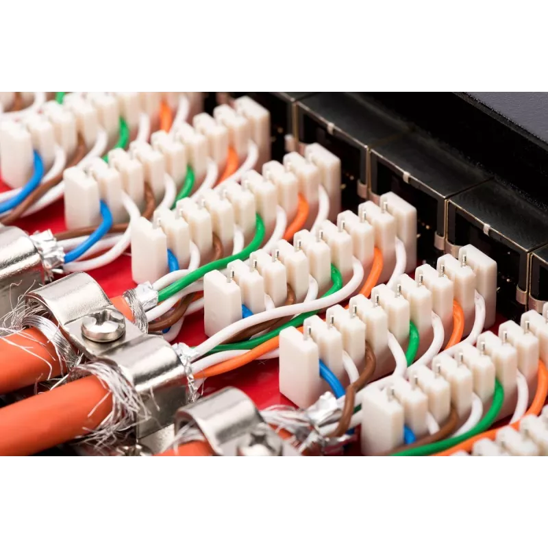 Patch Panel Digitus Desktop CAT 6A Class EA Ekranuotas Juodas