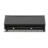 Patch Panel Digitus Desktop CAT 6A Class EA Ekranuotas Juodas