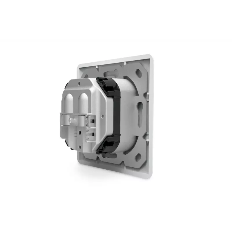 DIGITUS CAT6A Class EA tinklo lizdas, ekranuotas, 1x RJ45, LSA, balta, įleidžiamas, 8 kryptys
