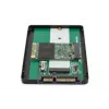 DIGITUS HDD korpusas 2.5 col. SATA - M.2 arba mSATA SATA 3 6 Gbit/s, rašymo greitis iki 520 MB/s