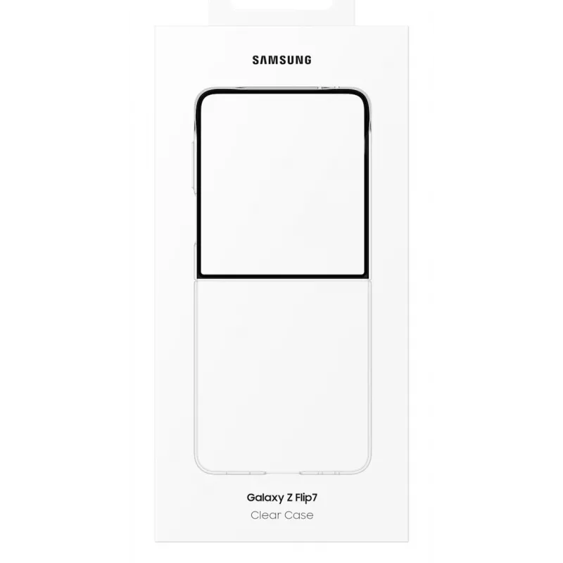 Samsung Clear Case Galaxy Z Flip7, permatomas dangtelis, 17,5 cm (6,9 inch)