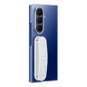 Samsung Galaxy Fold7 apsauginis skaidrus dėklas su griebtuvu, permatomas