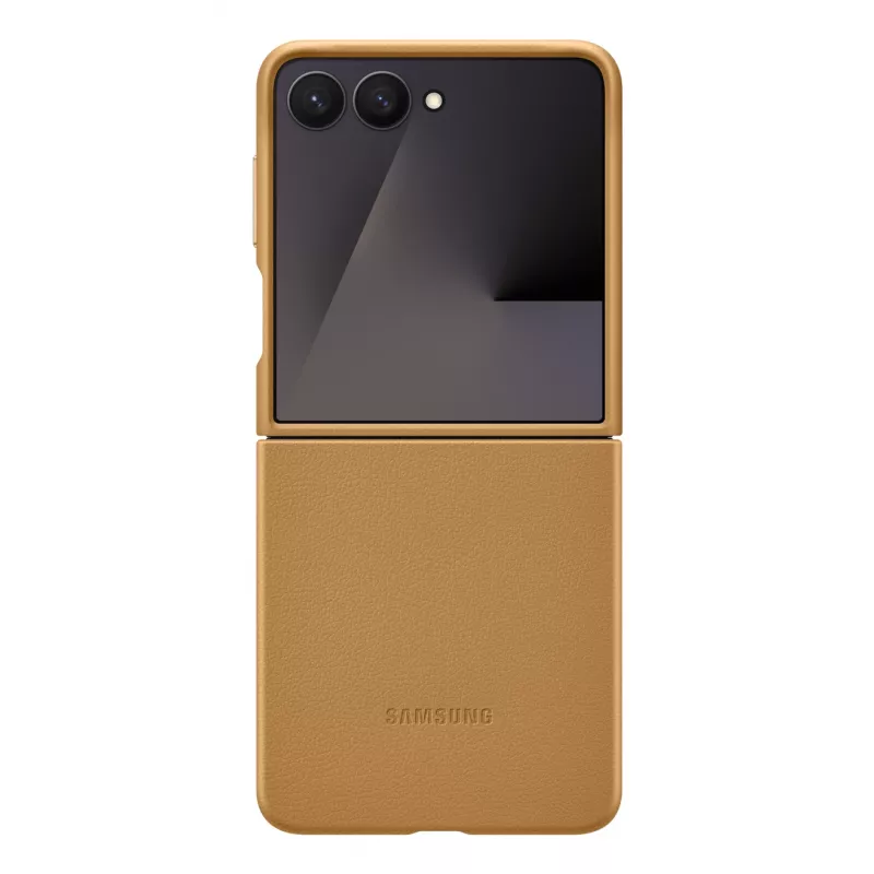 Apsauginis dėklas su dangteliu Samsung Flip7 Kindsuit EF-VF766PAEGWW, skirtas Galaxy Z Flip7 – kupranugario spalva