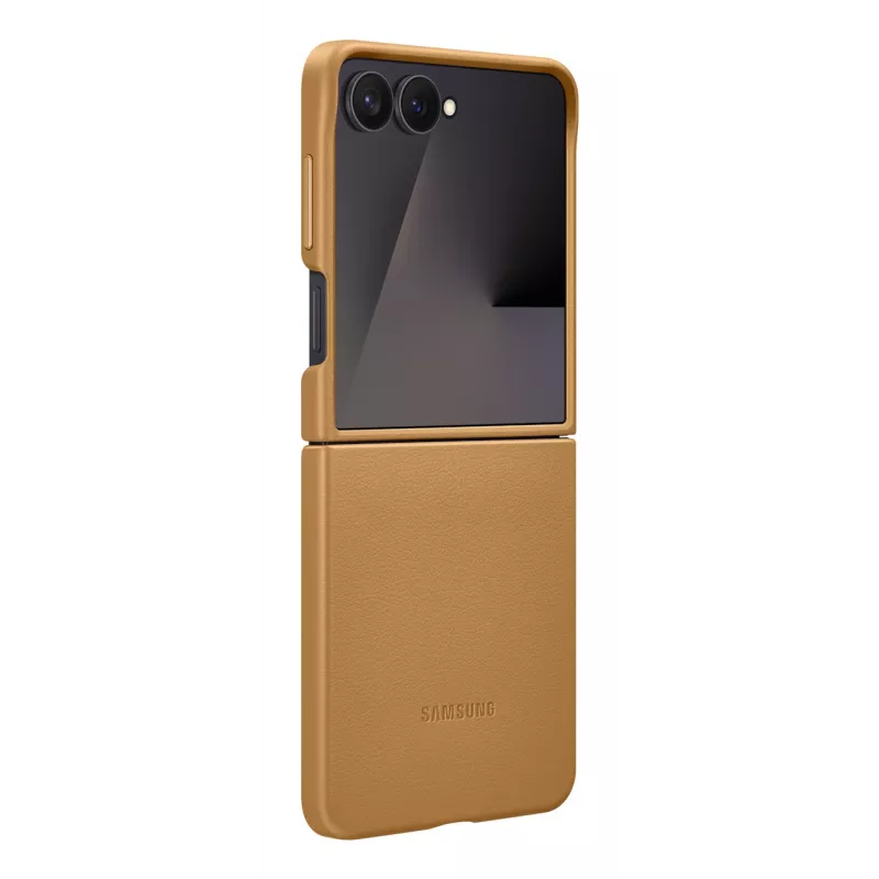 Apsauginis dėklas su dangteliu Samsung Flip7 Kindsuit EF-VF766PAEGWW, skirtas Galaxy Z Flip7 – kupranugario spalva