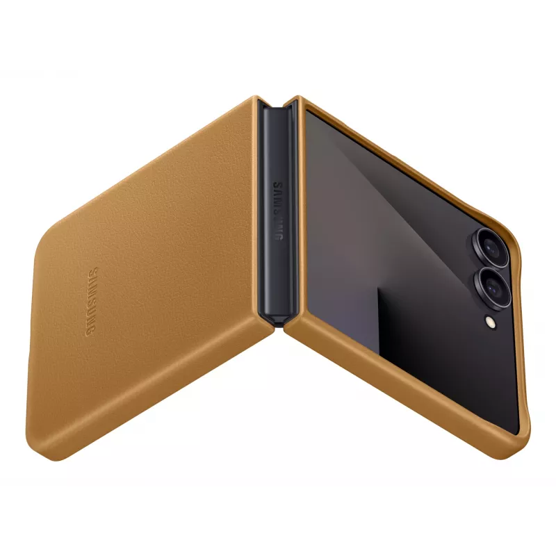 Apsauginis dėklas su dangteliu Samsung Flip7 Kindsuit EF-VF766PAEGWW, skirtas Galaxy Z Flip7 – kupranugario spalva