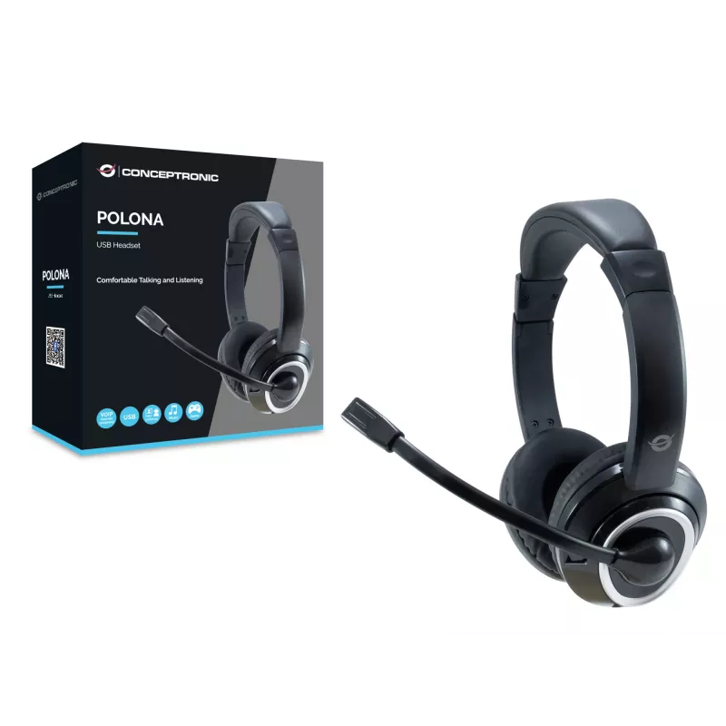 Ausinės Conceptronic POLONA USB