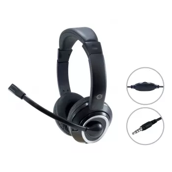 Conceptronic POLONA02B ausinės / headset, laidinis, juodos, žaidimams