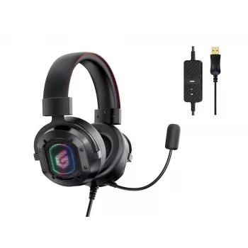 Conceptronic ATHAN 7.1 kanalo virtualaus erdvinio garso žaidimų ausinės su USB