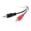 Conceptronic Allround Stereo ausinės, laidinės, 20–22000 Hz, biurui/skambučių centrui, 111 g, juodos, sidabrinės