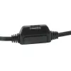 Conceptronic Allround Stereo ausinės, laidinės, 20–22000 Hz, biurui/skambučių centrui, 111 g, juodos, sidabrinės