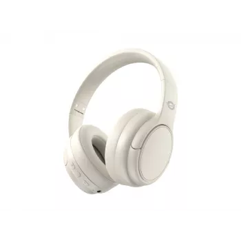 Conceptronic PARRIS03C Bluetooth stereo ausinės, laidinės ir belaidės, muzikai, 20–20000 Hz, 198,5 g, ausinės, kreminė
