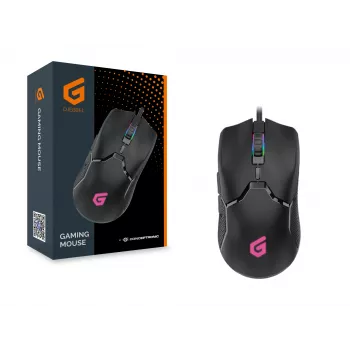 Conceptronic DJEBBEL 6D žaidimų pelė, 7200 DPI, dešinei rankai, optinė, USB-A, juoda