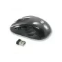 Conceptronic CLLM5BTRVWL belaidė kelioninė pelė, 6 mygtukai, dešinei rankai, optinė, RF belaidė, 1600 DPI, juoda