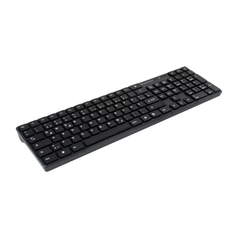 Belaidis klaviatūros ir pelės rinkinys Conceptronic ORAZIO01DE, RF Wireless, QWERTZ, juodas
