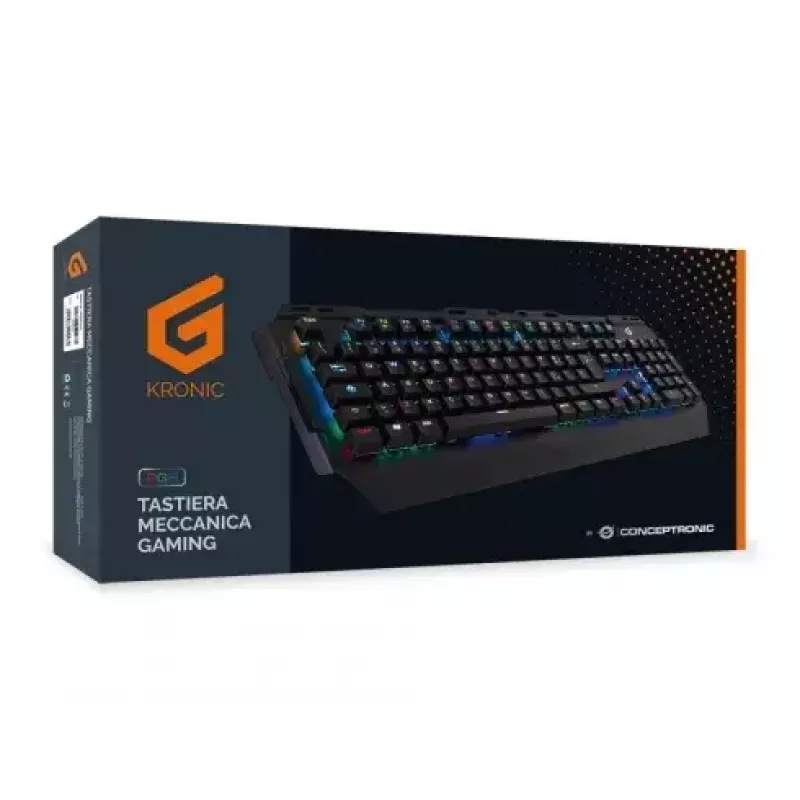 Conceptronic KRONIC mechaninė žaidimų klaviatūra, RGB, itališkas išdėstymas