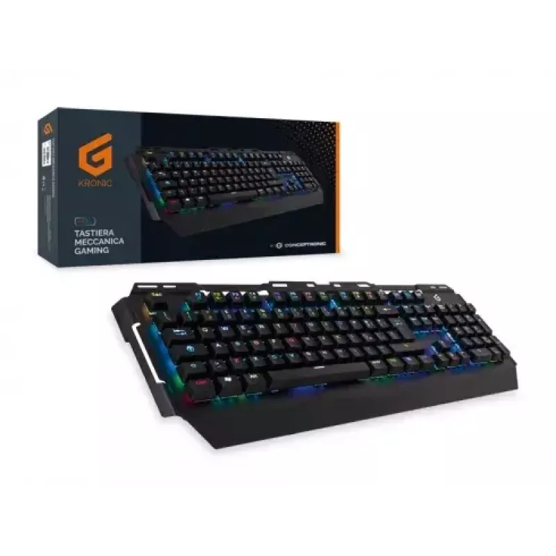 Conceptronic KRONIC mechaninė žaidimų klaviatūra, RGB, itališkas išdėstymas