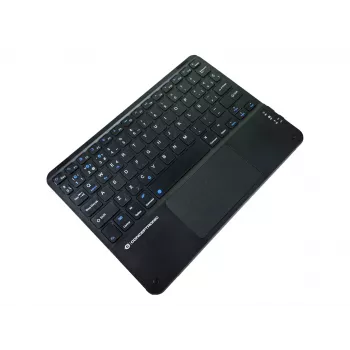 Conceptronic TOBIN01BES 10 colių belaidė klaviatūra su jutikliniu kilimėliu, QWERTY ispaniškai