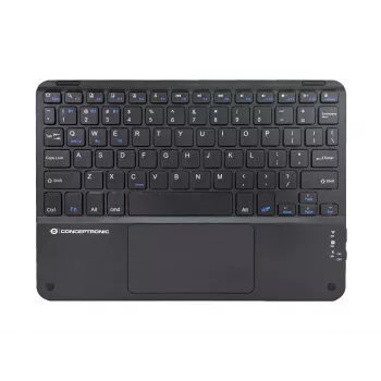 Conceptronic TOBIN01BUS 10 colių belaidė klaviatūra su jutikliniu kilimėliu, QWERTY EN (US)