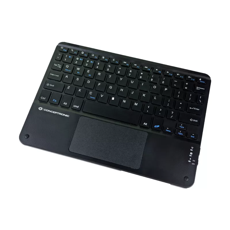 Conceptronic TOBIN01BUS 10 colių belaidė klaviatūra su jutikliniu kilimėliu, QWERTY EN (US)