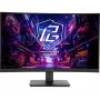 ASRock Gaming Monitor PG27QRT1B 27 colių QHD 2560x1440 lenktas 180Hz juodas