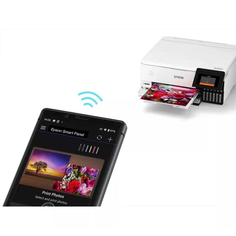 Epson EcoTank ET-8500 rašalinis daugiafunkcis įrenginys A4 5760 x 1440 DPI 32 ppm Wi-Fi