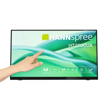 Monitorius Hannspree HT220CUA 54,5 cm (21,4 col.) 1920 x 1080 pikselių Full HD LED jutiklinis ekranas juodas