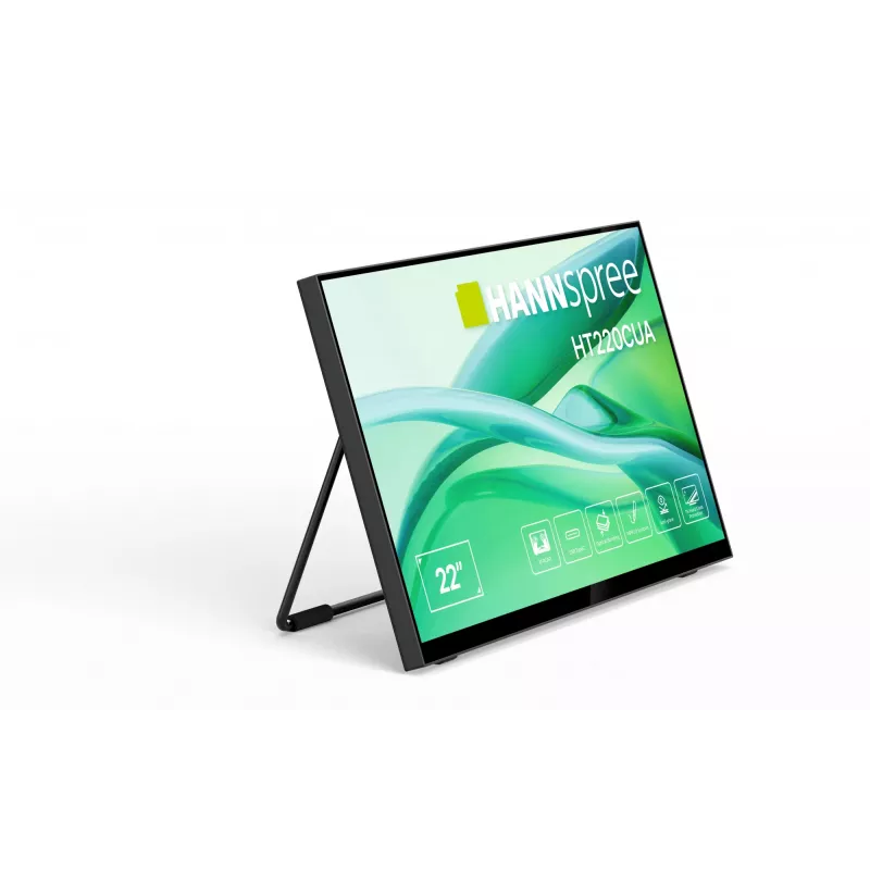 Monitorius Hannspree HT220CUA 54,5 cm (21,4 col.) 1920 x 1080 pikselių Full HD LED jutiklinis ekranas juodas
