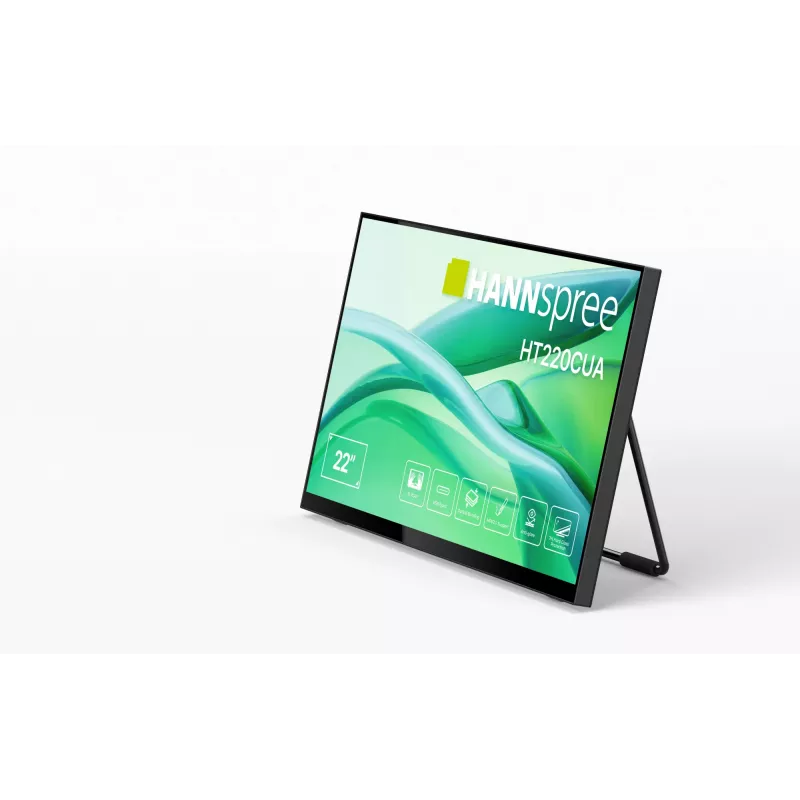 Monitorius Hannspree HT220CUA 54,5 cm (21,4 col.) 1920 x 1080 pikselių Full HD LED jutiklinis ekranas juodas