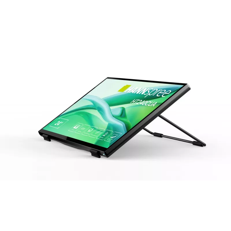 Hannspree HT240CUA monitor kompiuterinis 60.5 cm (23.8 colio) 1920 x 1080 pikselių Full HD LED jutiklinis juodas