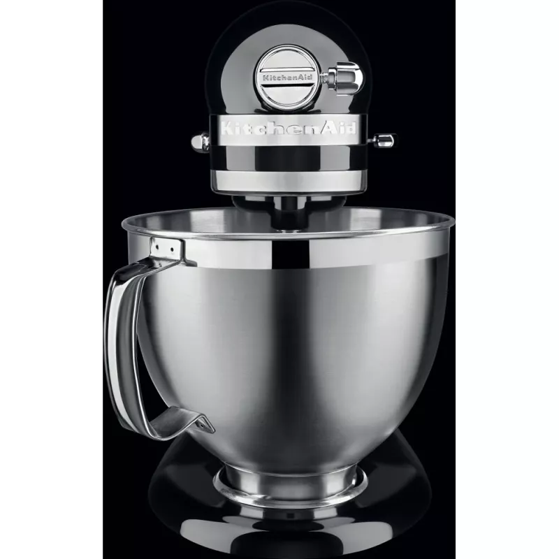 Virtuvinis kombainas KitchenAid Artisan 5KSM185PS – 4,8 L nerūdijančio plieno dubuo, 300 W, 10 greičių, juodas