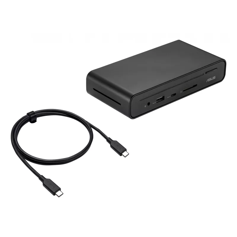 ASUS Triple Display USB-C Dock Duo DC301, laidinis, juodas