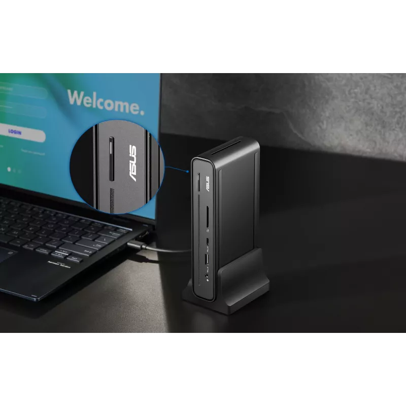 ASUS Triple Display USB-C Dock Duo DC301, laidinis, juodas
