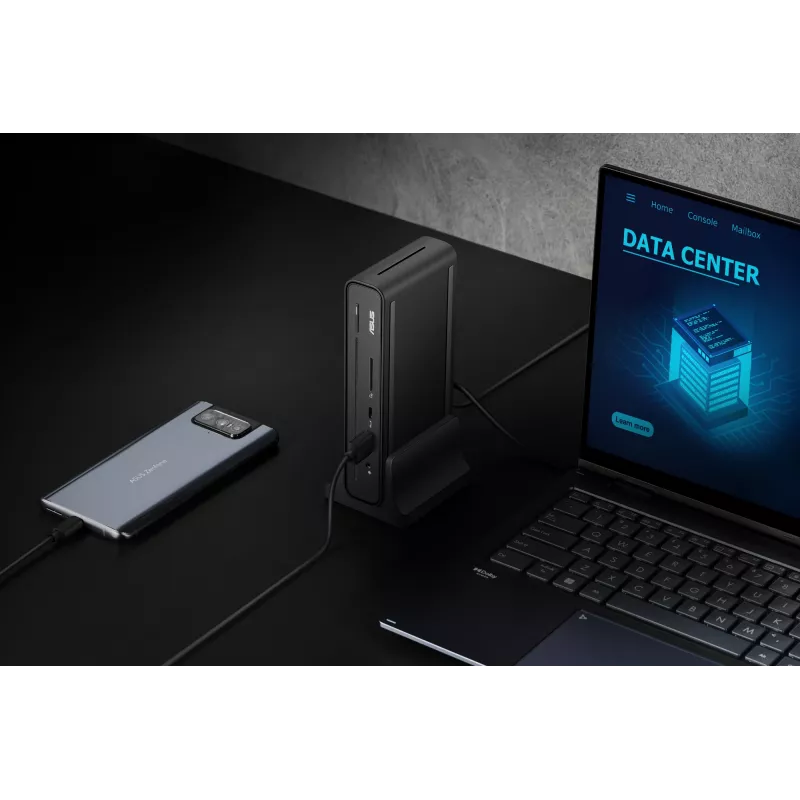 ASUS Triple Display USB-C Dock Duo DC301, laidinis, juodas
