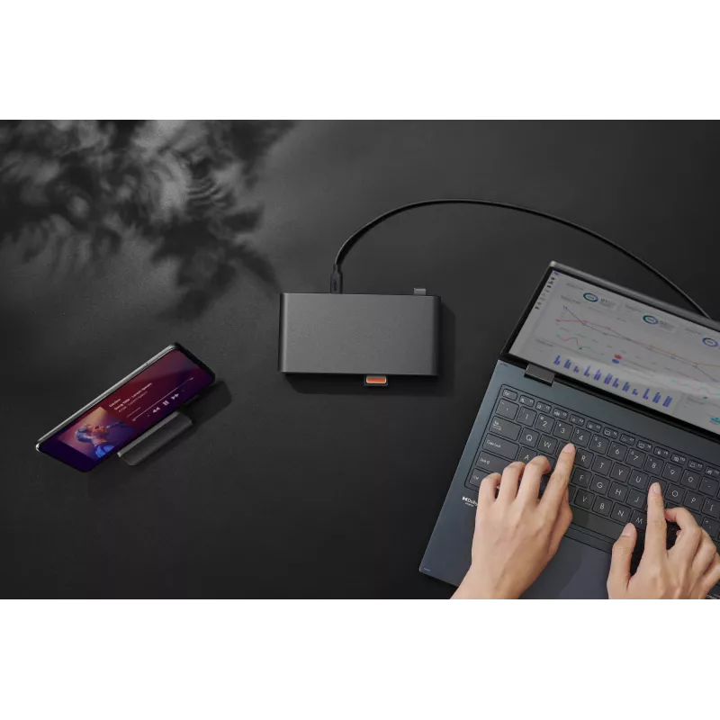 ASUS Triple Display USB-C Dock Duo DC301, laidinis, juodas