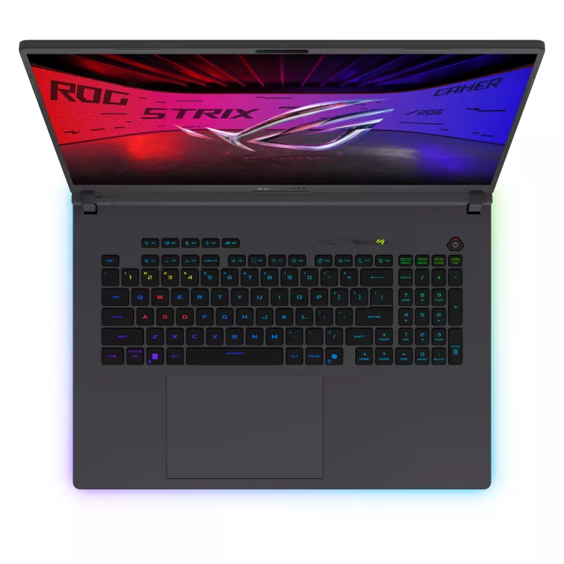 ASUS ROG Strix G18 G815LR-S8080W nešiojamas kompiuteris 45,7 cm (18 colių) WUXGA 32 GB DDR5-SDRAM 1 TB SSD NVIDIA GeForce RTX 5070 Ti Wi-Fi 7 (802.11be) Windows 11 Home pilka, žalia