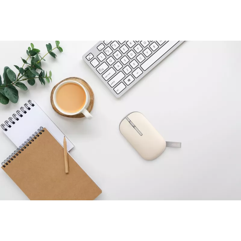 ASUS Marshmallow MD100 pelė biurui Ambidextrinė RF Wireless + Bluetooth Optinė 1600 DPI
