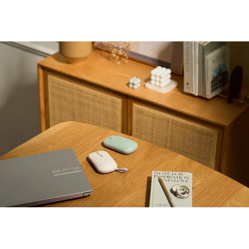 ASUS Marshmallow MD100 pelė biurui Ambidextrinė RF Wireless + Bluetooth Optinė 1600 DPI