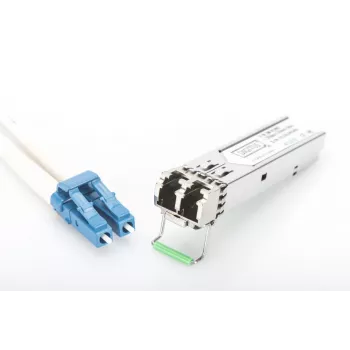 DIGITUS 1.25 Gbps SFP modulis, iki 80 km vienmodis, LC Duplex jungtis 1000Base-LX, 1550 nm