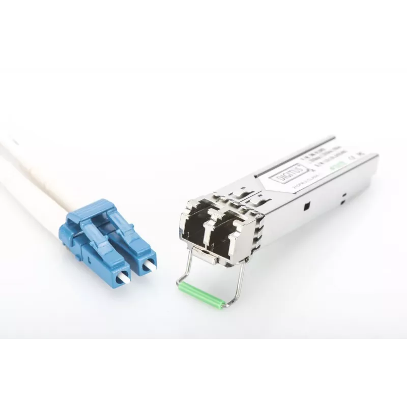 DIGITUS 1.25 Gbps SFP modulis, iki 80 km vienmodis, LC Duplex jungtis 1000Base-LX, 1550 nm