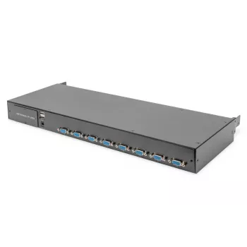 DIGITUS Modulinis KVM jungiklis 8 prievadų modulinei KVM konsolei