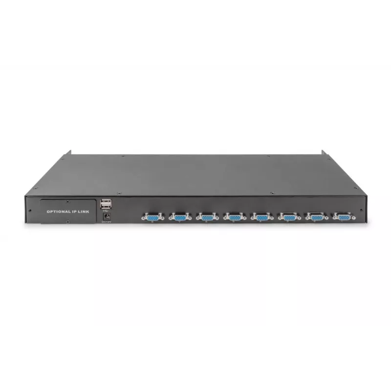 DIGITUS Modulinis KVM jungiklis 8 prievadų modulinei KVM konsolei