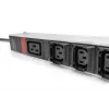 DIGITUS IT BASIC PDU 3 fazės 16A 24x C13 3x C19 vertikalus 3m kabelis IEC309 3Ph-16A kištukas