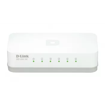 D-Link GO-SW-5E/E tinklo jungiklis Nevaldomas Fast Ethernet (10/100) Baltas