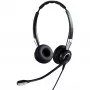 Jabra BIZ 2400 II Duo, laidinė ausinė, biurui / skambučių centrui, 100–6800 Hz, 77 g, juoda